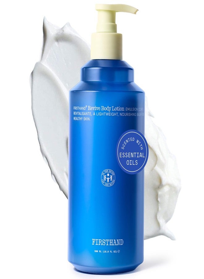 Firsthand Supply Revive Body Lotion – Non-Greasy, Moisturizing Body Lotion with Shea Butter, Niacinamide & Hyaluronic Acid – Fast-Absorbing Hydrating Body Moisturizer – Natural & Non-Toxic – 16.9 oz - Image 1
